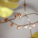 BonnyCoin Plättchen Armband Rose - BONNYBIRD