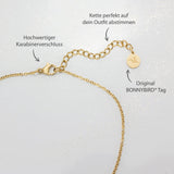 BonnyCrystal Kette mit weißem Kristall Gold - BONNYBIRD