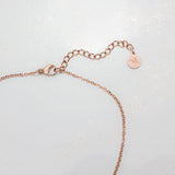 BonnyDiamonds Kette mit 8 Steinen Rose - BONNYBIRD