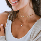 BonnyDisc Kette Plättchen Gold - BONNYBIRD