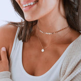 BonnyDisc Kette Plättchen Rose - BONNYBIRD