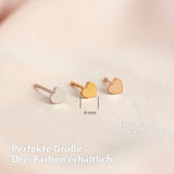 BonnyHearts Herz Ohrringe Rose - BONNYBIRD