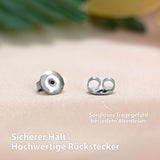 BonnyHearts Herz Ohrringe Silber - BONNYBIRD