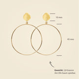 BonnyHoop Ohrringe Gold - BONNYBIRD