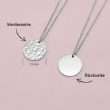 BonnyMoonbase Kette mit Platte Silber - BONNYBIRD