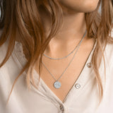 BonnyMoonbase Kette mit Platte Silber - BONNYBIRD