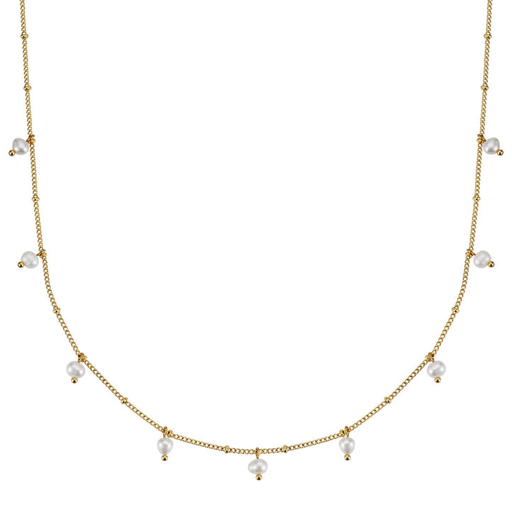 BonnyOcean Kette mit kleinen Perlen Gold - BONNYBIRD