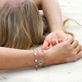 Armband Weltkugel Silber