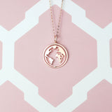 BonnyWorld Kette mit rotierbarer Weltkugel Rose - BONNYBIRD