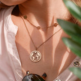 BonnyWorld Kette mit rotierbarer Weltkugel Rose - BONNYBIRD