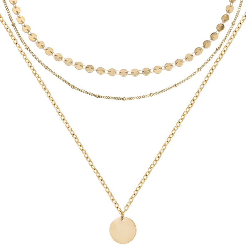 Bundle: BonnyBoho + BonnyDots Halsketten Set Gold