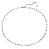 BonnyDisc Kette Plättchen Silber
