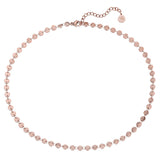 BonnyDisc Kette Plättchen Rose
